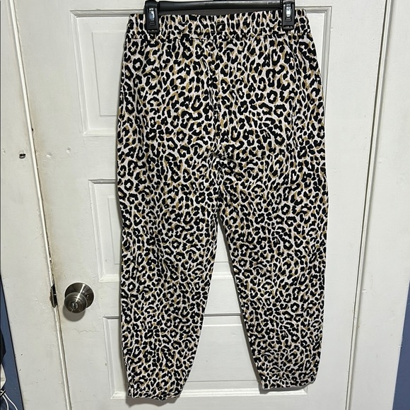 J.Crew Leopard Print Jogger Pants - Picture 6 of 9